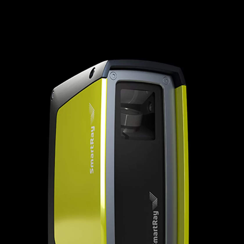 3/4 View of the SmartRay Ecco75 in Green and Black