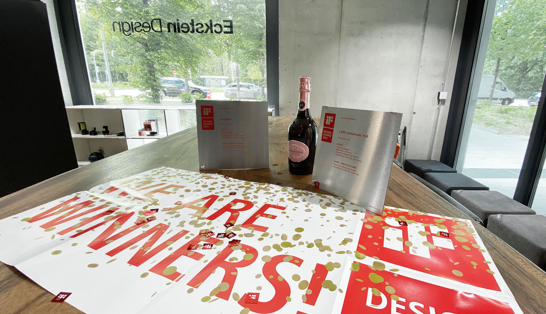 Eckstein Design Celebrating if Design awards for Lübbering