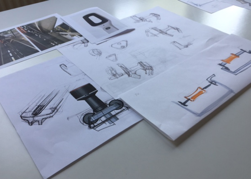 design sketches for rollprofi flexipass