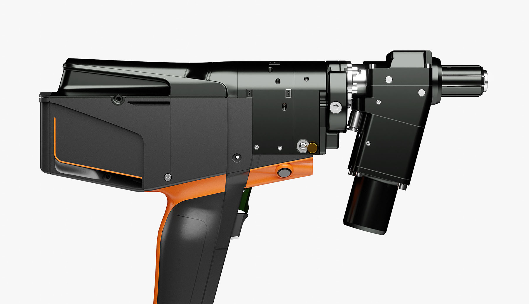 Lübberig L.adu 150 Advanced Drilling Unit from the side showing the high quality industrial design