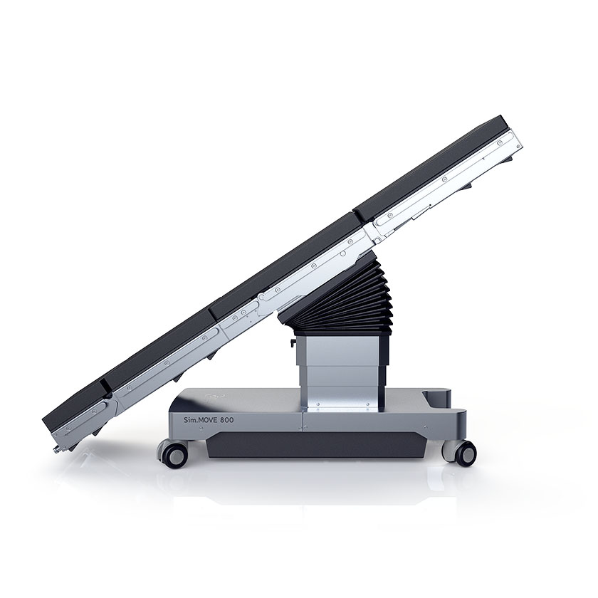 Simeon Sim.MOVE 800 Operating Table from the side showing the clean medical design